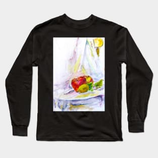 still life with apple Long Sleeve T-Shirt